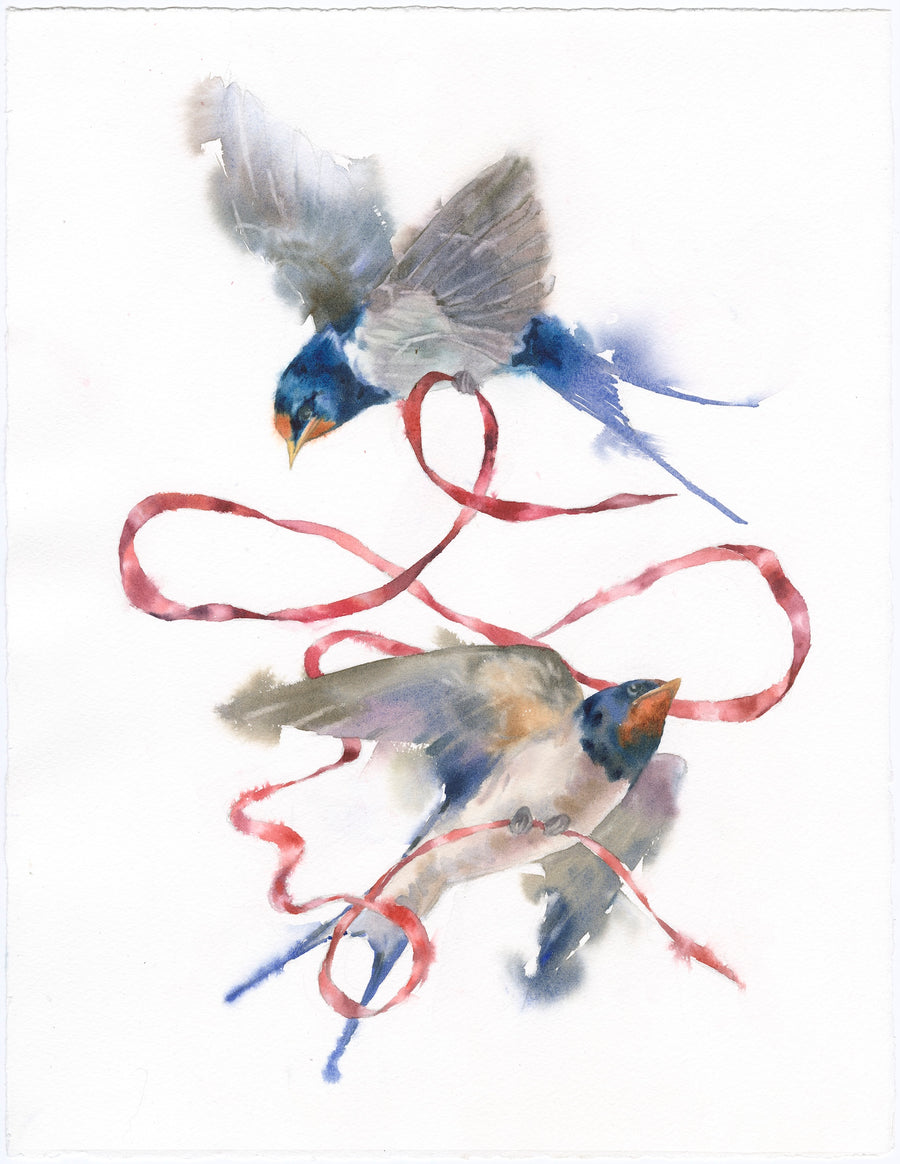Infinity 1: Swallows - Giclee print