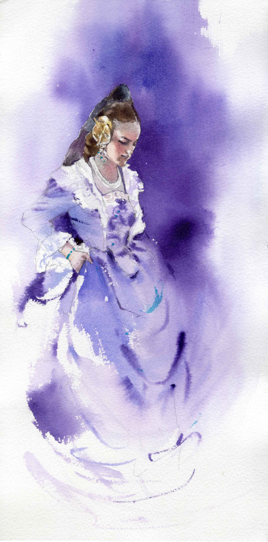 Valencian in Purple (sold)