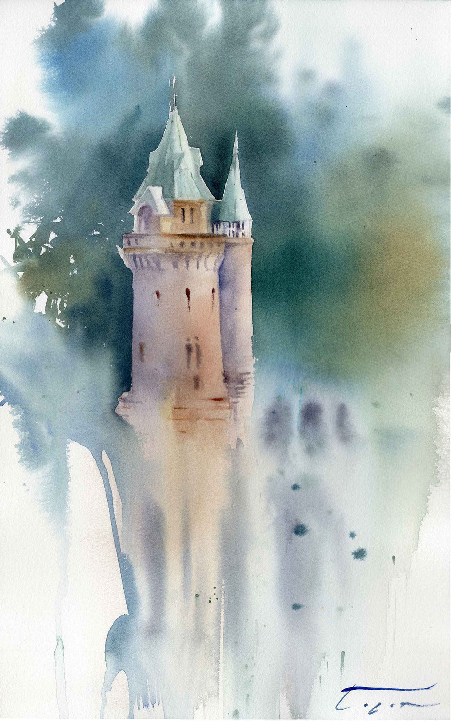 Green-Blue Tower